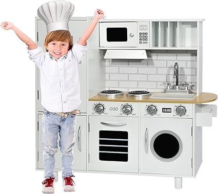 BAHOM Wooden Pretend Play Kitchen 