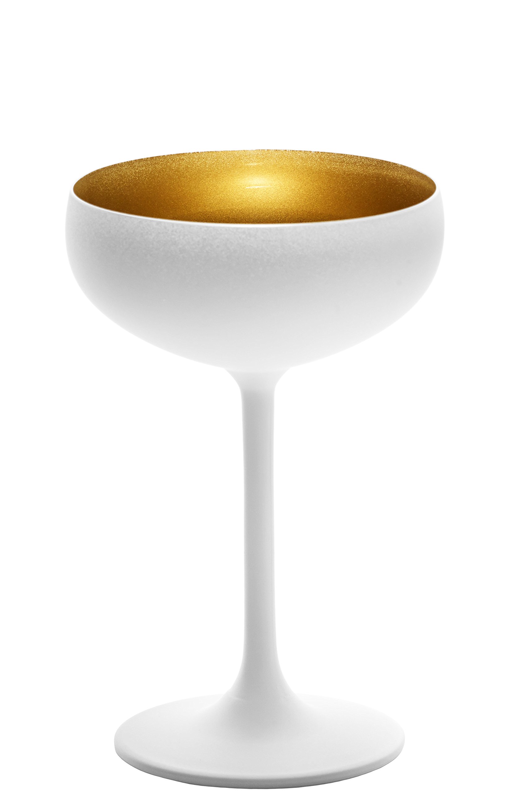 Stölzle Lausitz Bol à champagne en verre Elements, 6 pièces, blanc