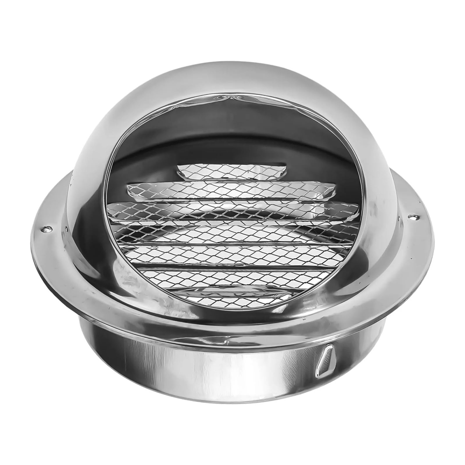 2pcs Wall Ceiling Air Vent Ducting Ventilation Exhaust Grille Cover Waterproof Outlet Heating Cooling Vents Cap for Ventilation(120MM)