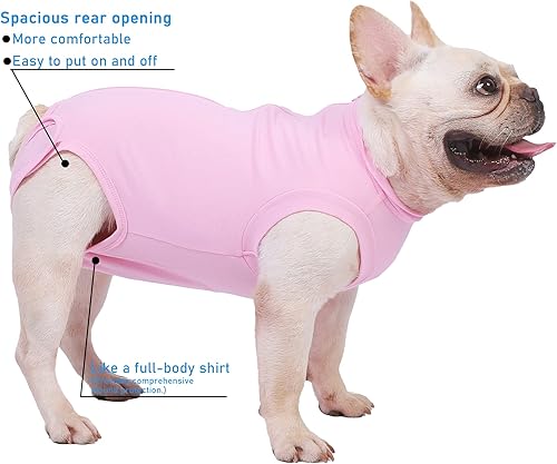 Miniatura 24 de Traje de recuperación de cirugía para perros – Después de la esterilización, heridas abdominales después de la recuperación quirúrgica, antilamida