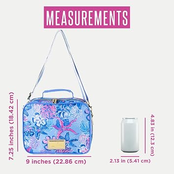 Lilly Pulitzer Insulated Lunch Box, Bahamas Beachcomer