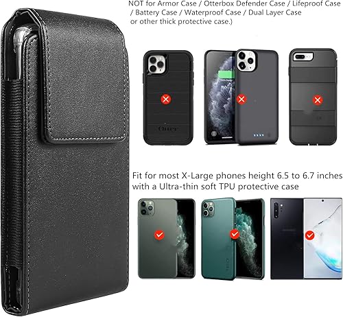 Miniatura 2 de Funda giratoria con clip para cinturón para Samsung Galaxy A14 5G A13 A03S A32 5G S23 Ultra S22 Ultra Moto G Stylus 5G G Power 5G Motorola Edge Plus