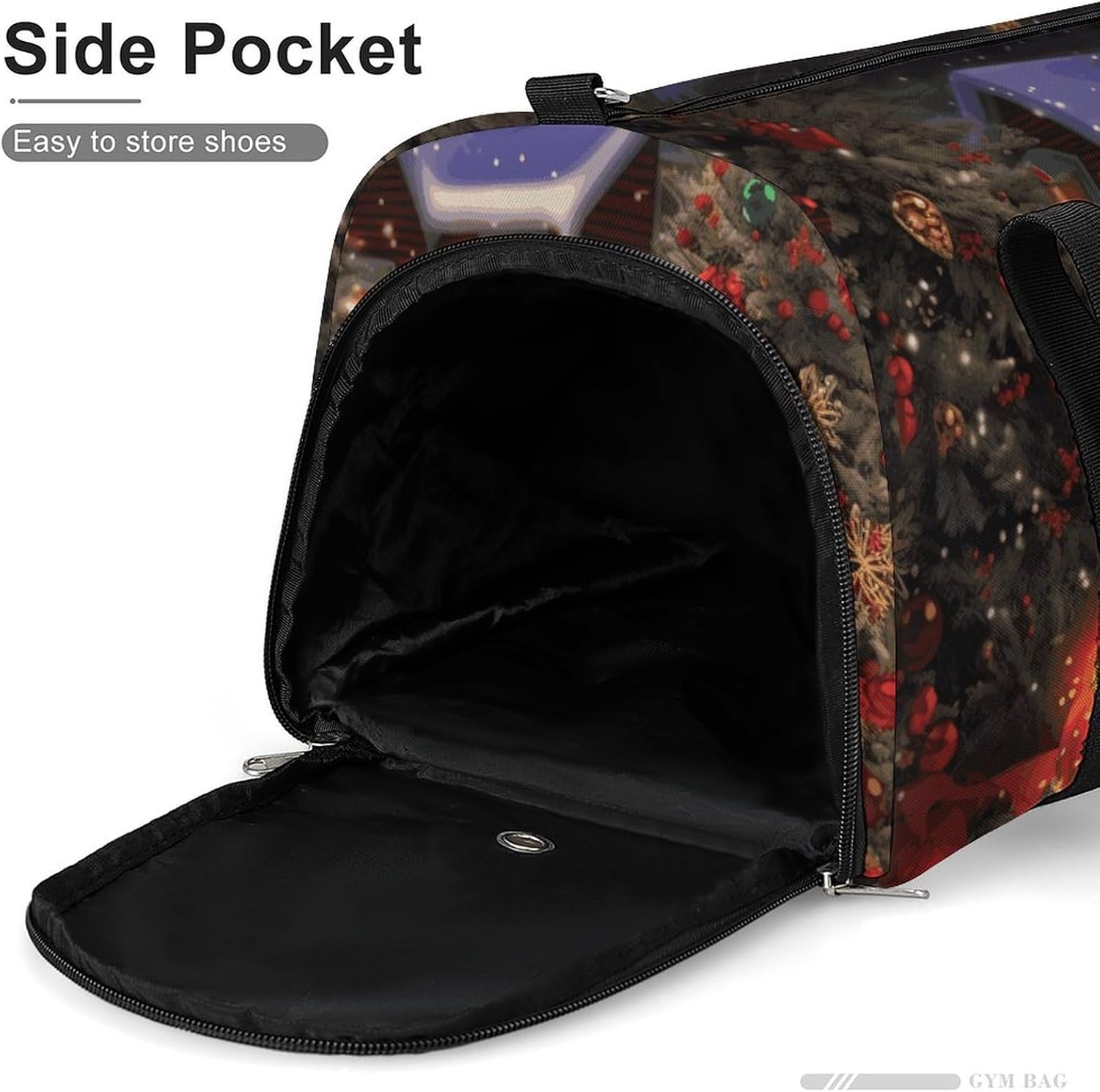 Gym Bag for Men Travel Duffle Bag Christmas Cheer Tote Bag Weekender Duffel Bag Weekender Bag for Sports