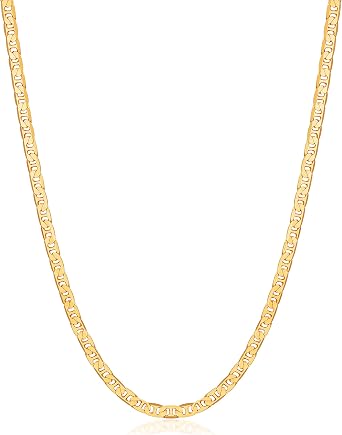 Barzel 18K Gold Plated Flat Mariner 