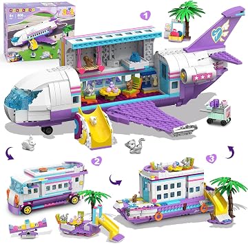 HOGOKIDS HOGOKIDS Set d'Aventures 3-en-1 : Avion, Bateau et Camping-Car