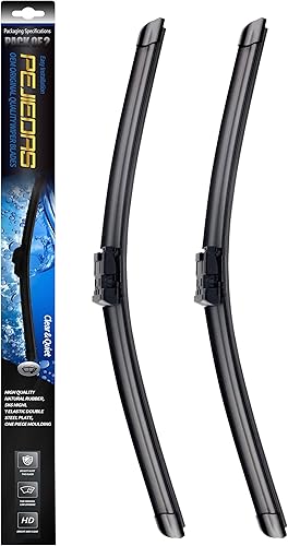 Miniatura 8 de Limpiaparabrisas delanteros, 19" + 19" limpiaparabrisas de marco metálico, calidad de fabricante original para repuesto de equipo original