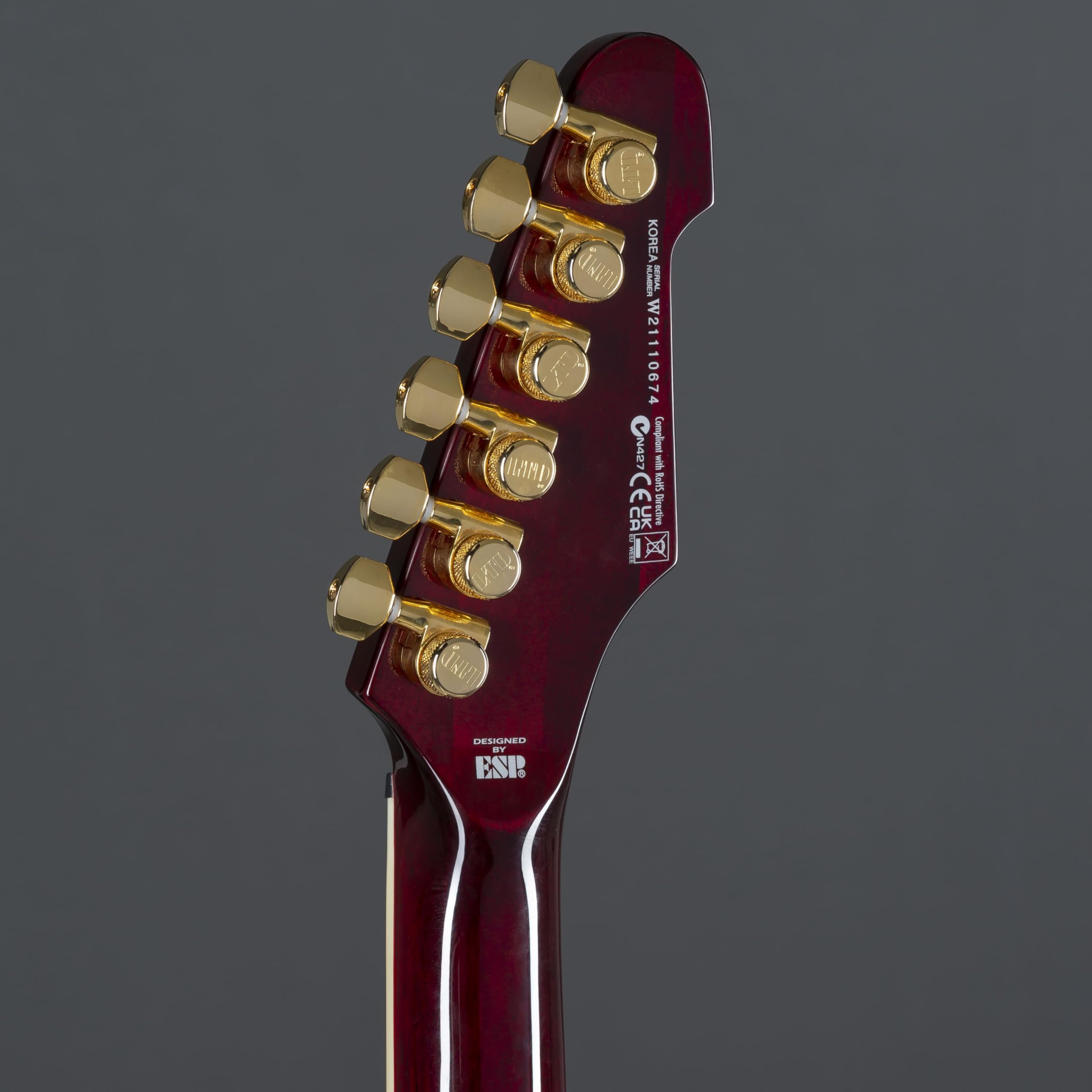 Amazon | ESP Guitars 6弦エレキギター、シースルーブラックチェリー