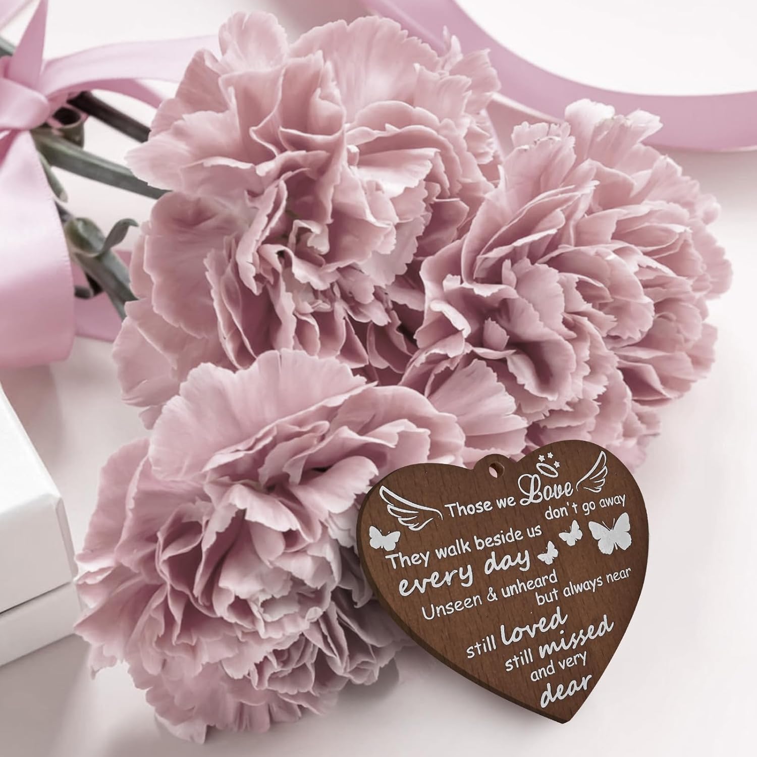 Egofine Memorial Gifts for Loss of Loved One, Sympathy Gifts for Loss of Mom Dad, Rotating Memory Frame Remembrance for 4x6 Photo - Image 3