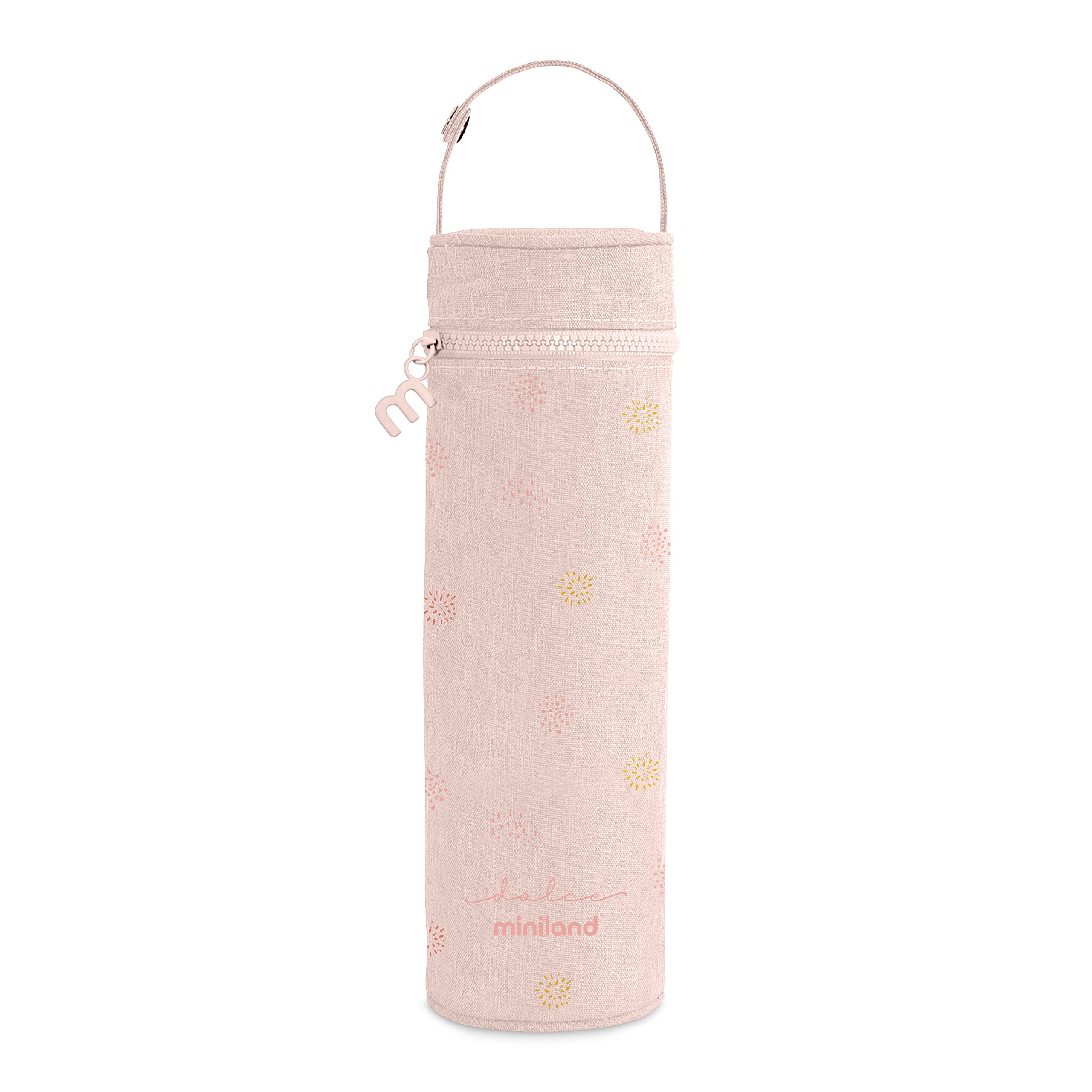 Miniland Thermibag Candy 500ml. Isothermal Cover with Handle for Easy Hanging and Carrying. Ideal for Bottles or Thermo. Dolce Collection