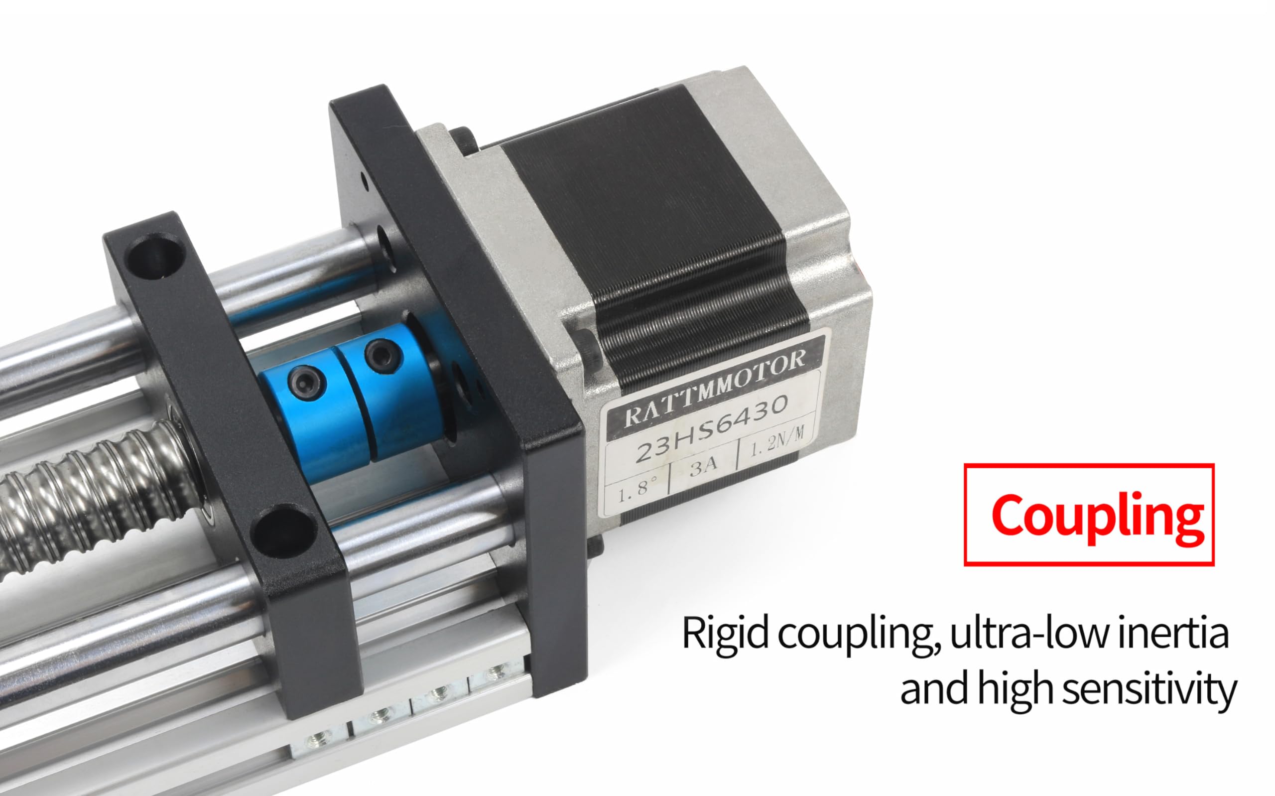RATTMMOTOR EBX1605 400mm CNC Linear Stage Actuator+Nema23 Stepper Motor — Amazon image 6