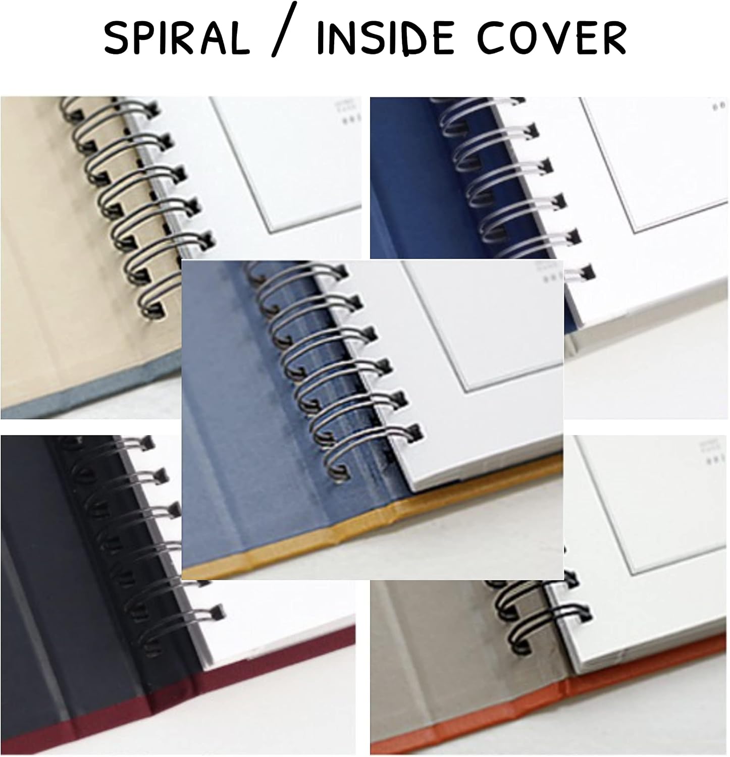 Aesthetic Simple Lovely Korean Hard Cover 4 x 6 in Photo Album Book for couples, family, baby, wedding - holds 100 photos in pockets includes 50 double sided memo slips/spiral bound (Burgundy)