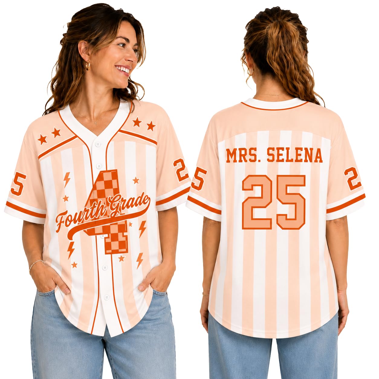 Teacher Jersey Personalized Teacher Shirts Back to School Outfits