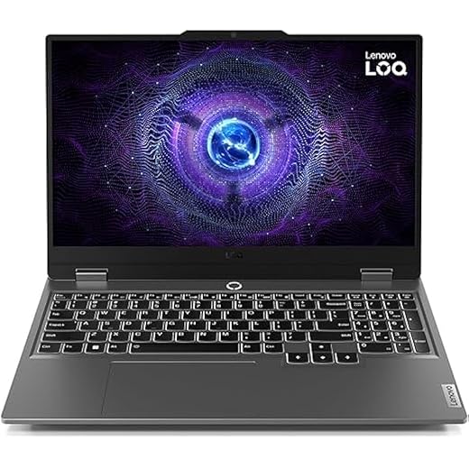 Lenovo Loq 15IAX9 Gaming: Ci7-13650HX, 16GB, 512GB SSD, RTX 3050 6GB, 15.6" FHD-144Hz-300nits, Backlit-A/E KB- Grey- 2 years warranty
