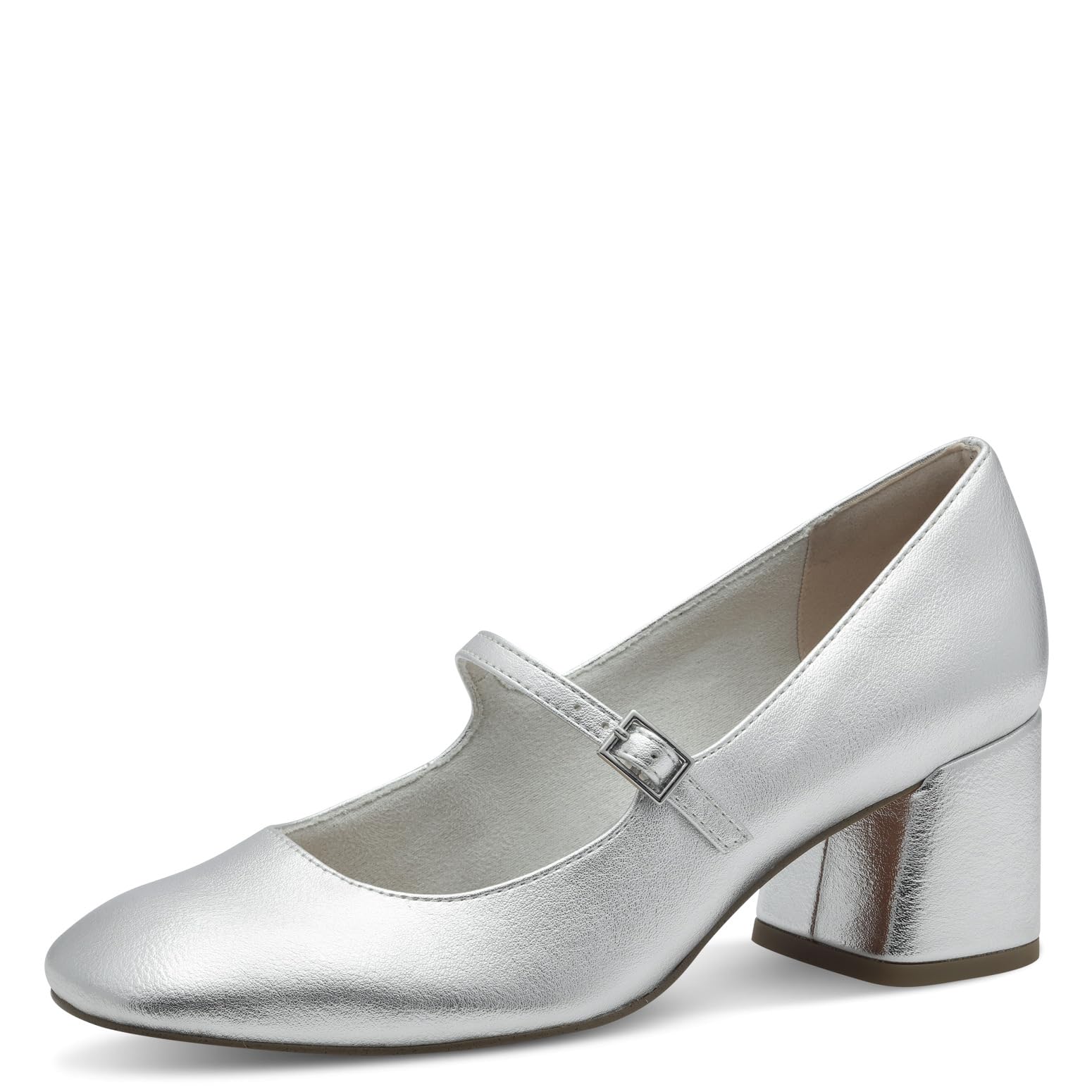 MARCO TOZZI Women's 2-22439-44 Pumps, Silver, 37 EU, Silver, 5 UK