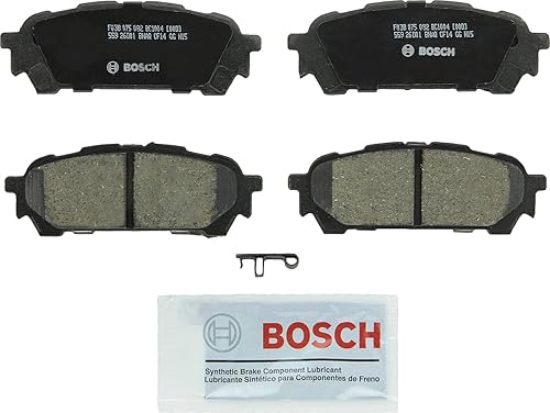 Bosch BC932 QuietCast Premium - Juego de pastillas de freno de disco de cerámica para Ford: Crown Victoria de años 2003-2011