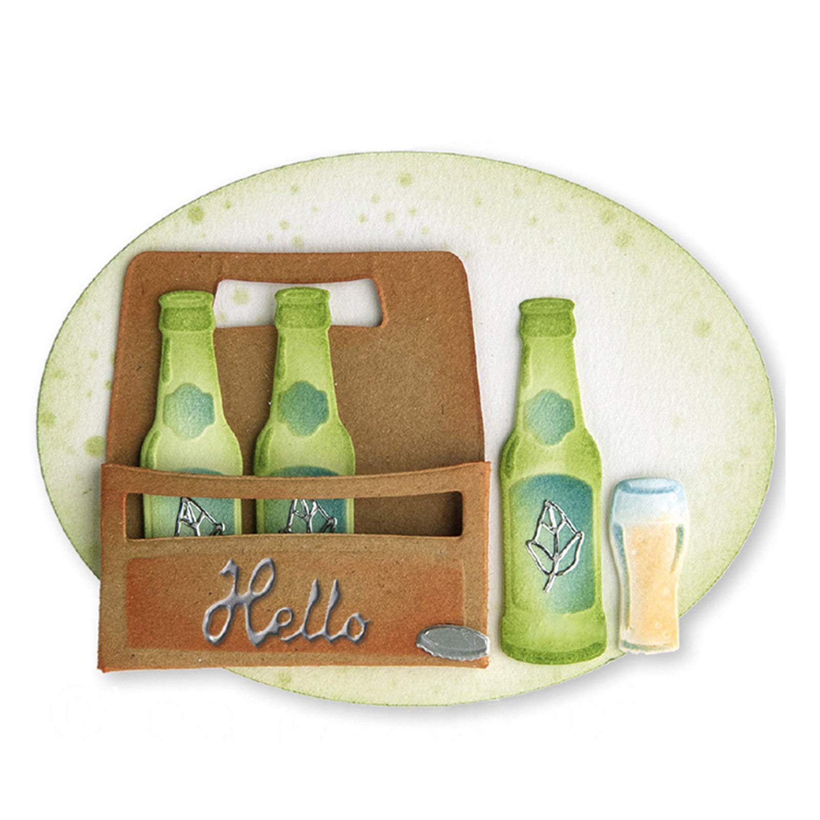 Rsxffp Bottgla d brra, per taglare, scrapbookng, goffratura