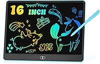 HHN 16 Inch LCD Writing Tablet - Colorful Doodle Board for Kids 3-8, Eye-Protecting Educational Drawing Toy Birthday Christmas Gift