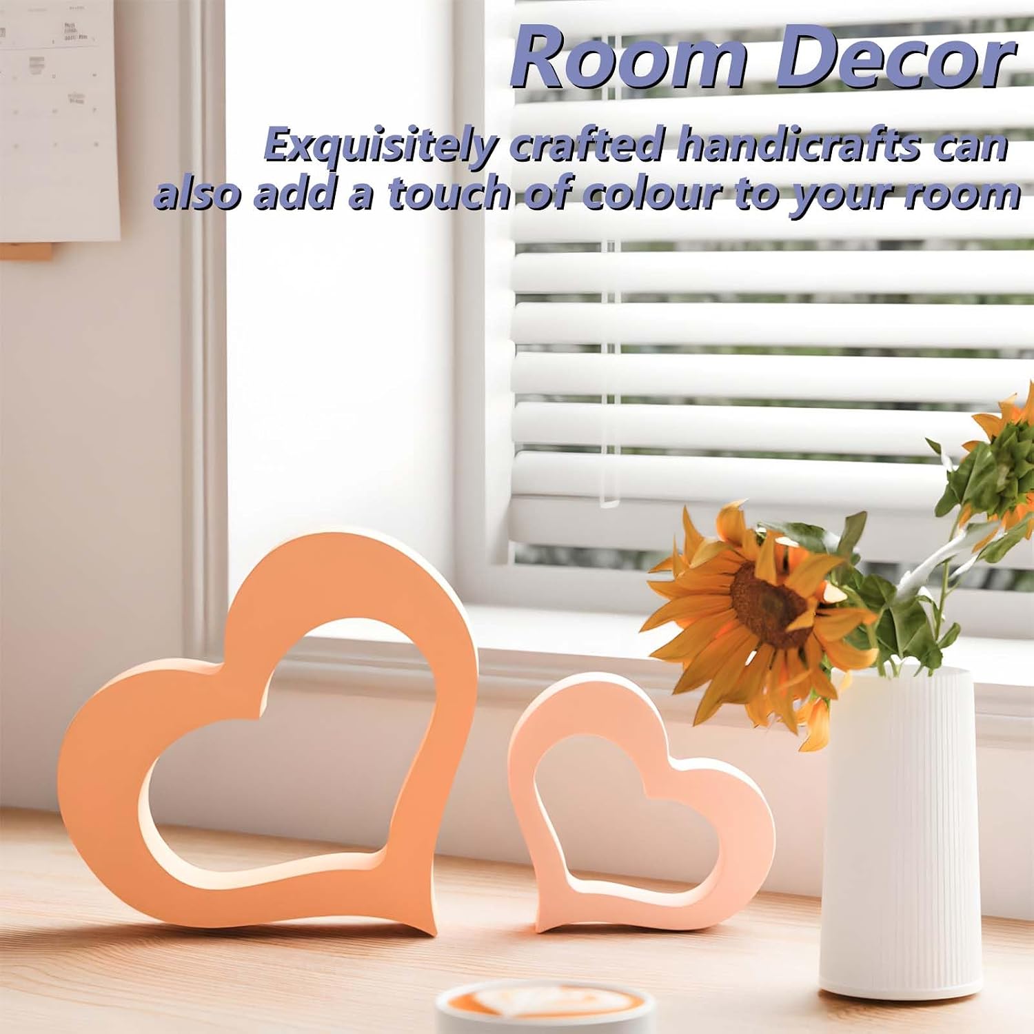 Heart Resin Molds Silicone, Heart Silicone Molds for Resin, for Epoxy Resins Wax Soap Clay Plaster Craft, with DIY Craft Home Decor Office, Hearts Silicones Mold with Hole, Hearts Resins Mold