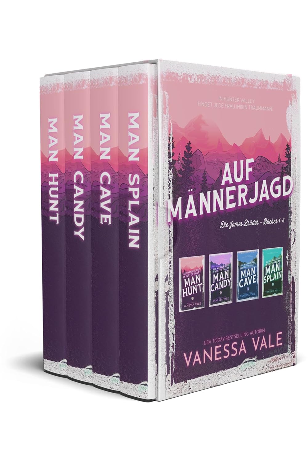 Auf Männerjagd - Die James Brüder: Bücher 1-4 (German Edition)
