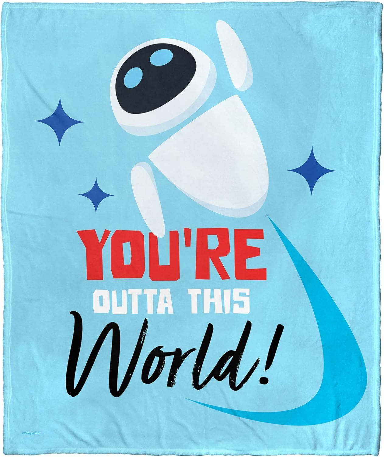 Northwest Wall-E Silk Touch Throw Blanket, 50" x 60", Outta This World Valentine