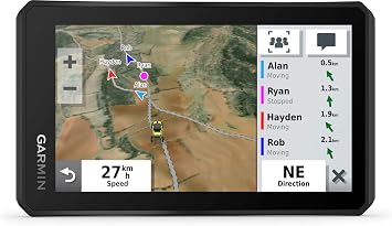 Garmin Tread Powersport Sat Nav, Group Ride Tracker for up to 20 Riders, Purpose-built for All-Terrain Use, OpenStreetMap (OSM) Navigation, IPX7 Weather Resistant, 5.5