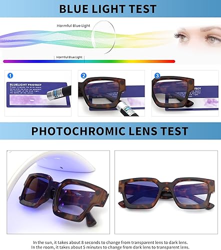 Miniatura 5 de JM Paquete de 3 lentes de lectura cuadrados estilo Oprah para mujeres y hombres, lectores rectangulares de gran tamaño, con bisagra de resorte,