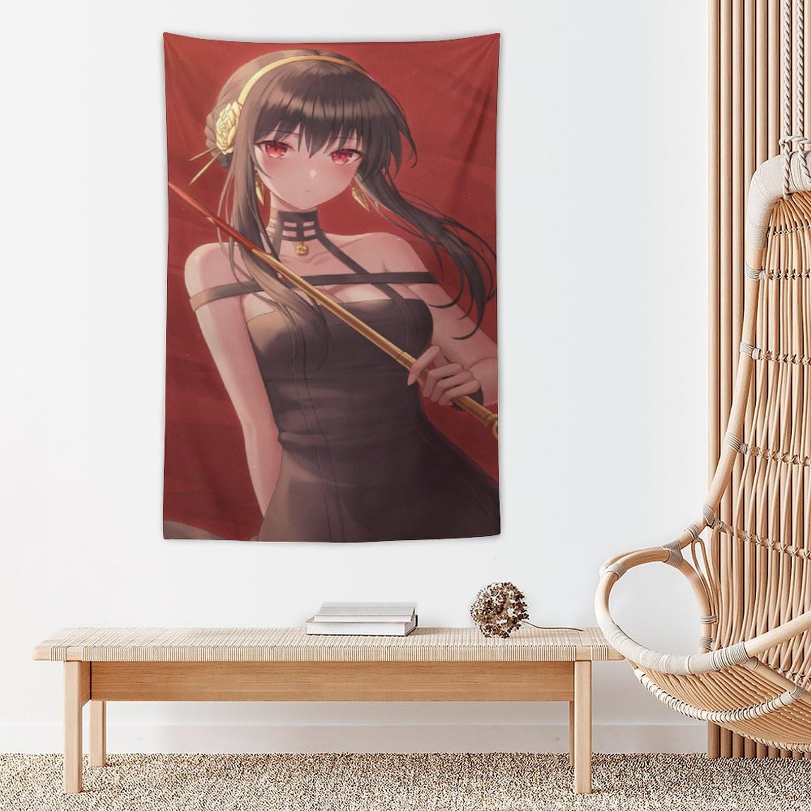 Amazon.co.jp: タペストリー ヨル・フォージャー 可愛い キャラクタ 