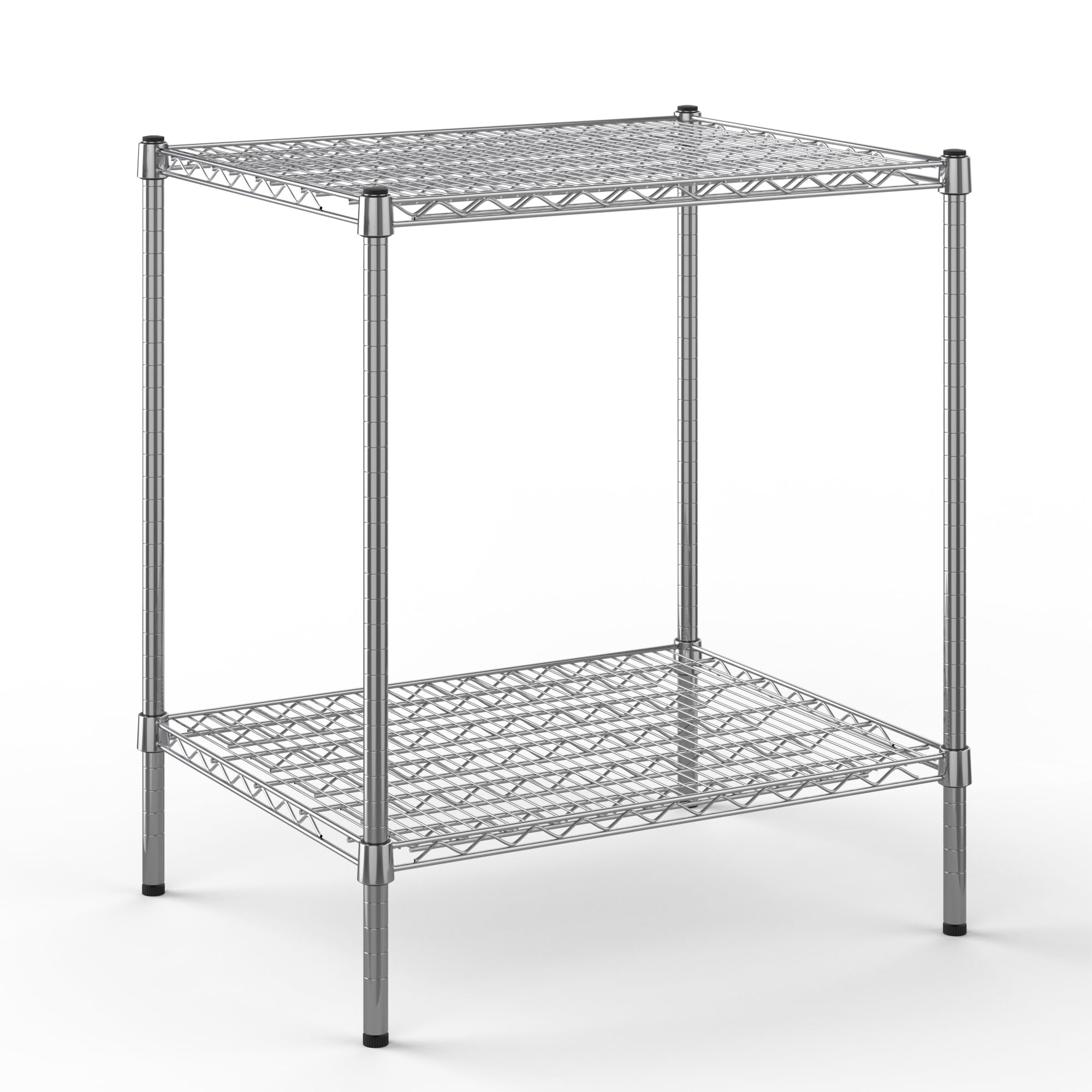 24" Deep x 30" Wide x 34" Height Wire Shelving Kit | 2-Tier | NSF Commercial Storage Rack Unit