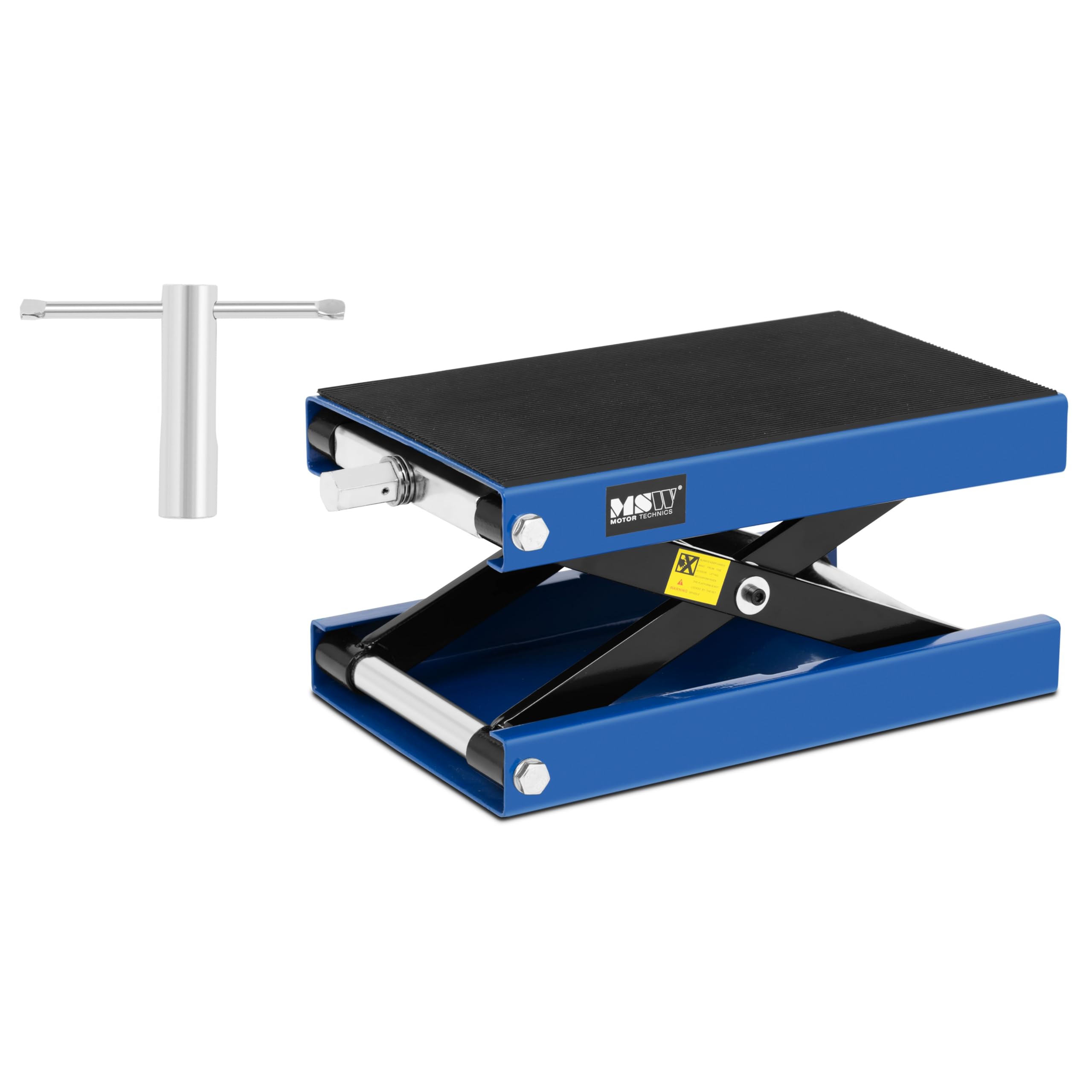 MSW MSW-MHB-500 Sollevatore moto Manuale 360 mm 500 kg Sollevatore per moto Cavalletti moto Cavalletto alzamoto