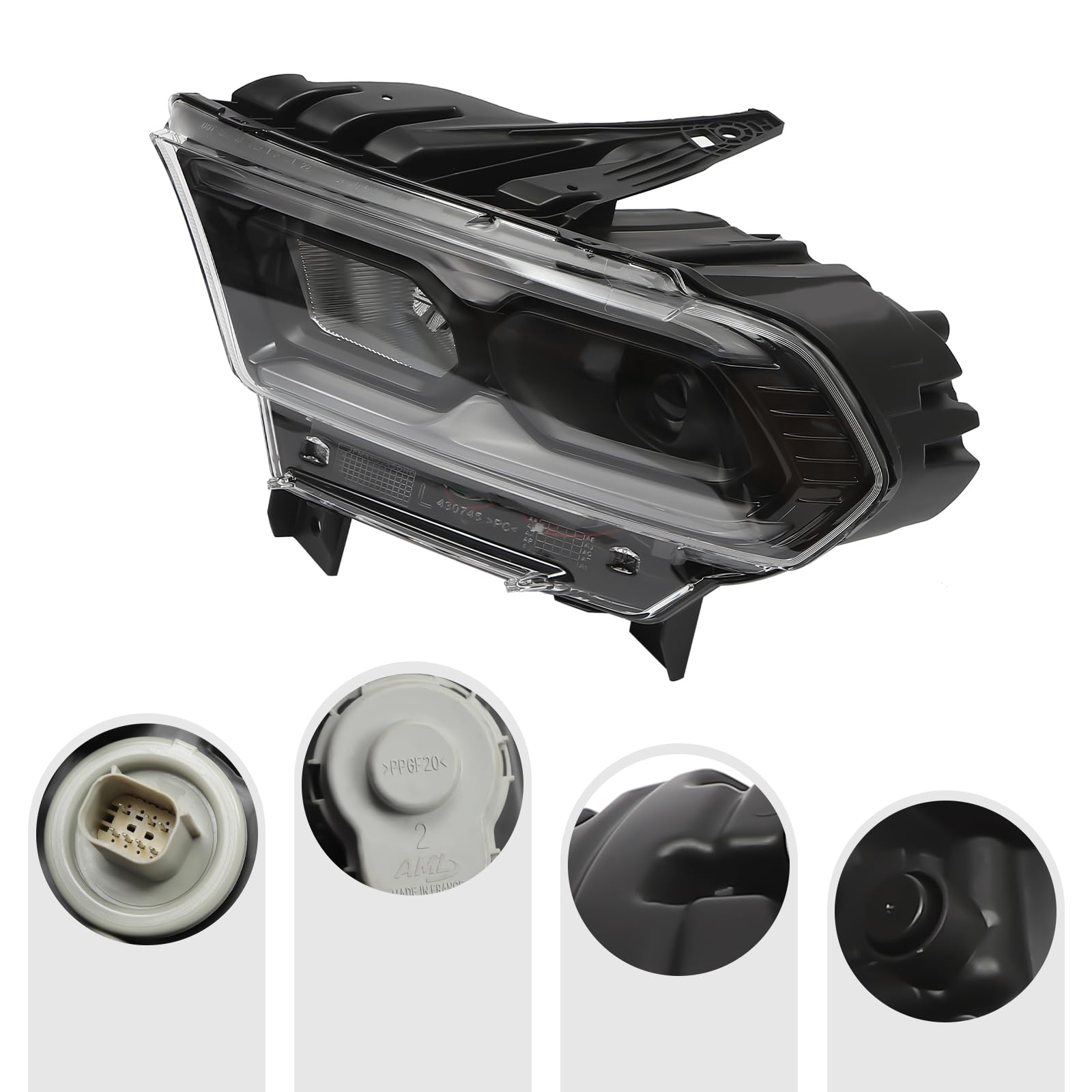 Amazon.com: YIYIBYUS Headlight Assembly For 2021-2023 Dodge 