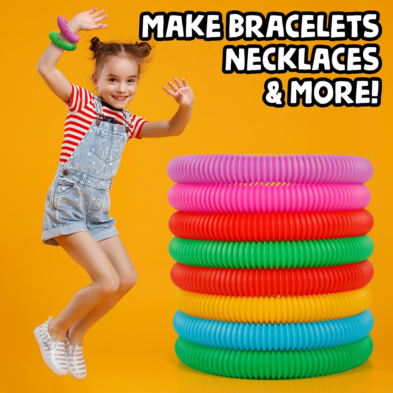 Buy BUNMO Pop Tubes Sensory Toys (Large) Fine Motor Skills Fidget Pack