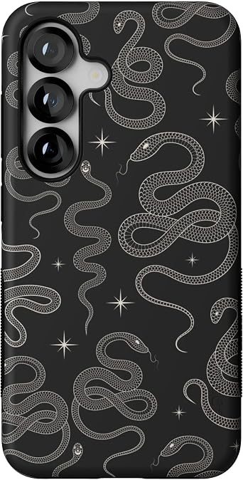 Casely Galaxy S25 Case | Were Ready for It | Black Serpent | Bold Protective Design | Compatible with MagSafe