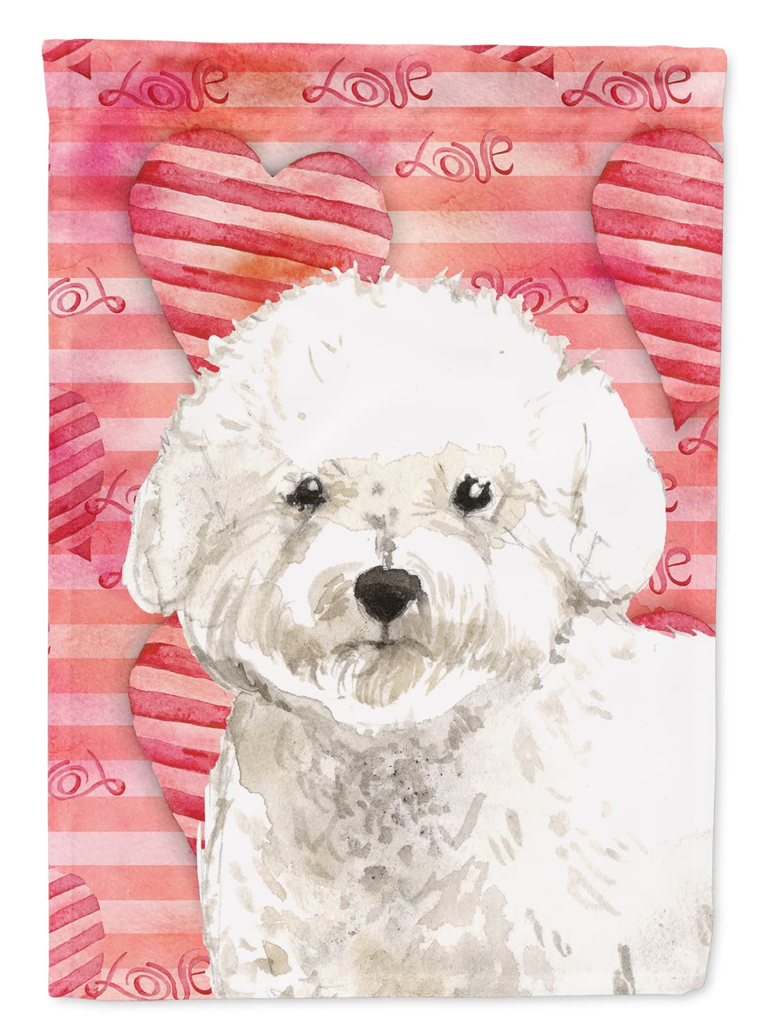 Drapeau Bichon Frisé grand format multicolore en toile Caroline's Treasures CK1777CHF