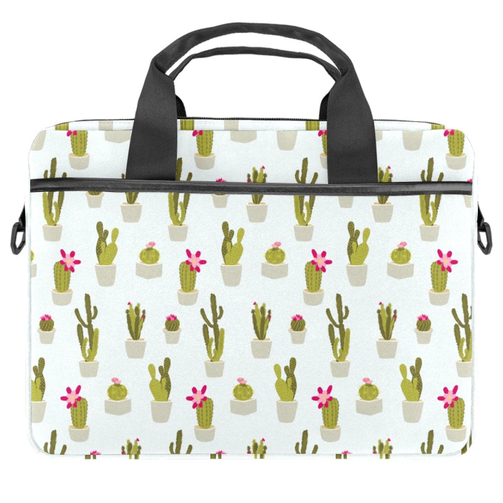 Sac d'ordinateur portable 13 pouces finitions soignées imprimé cactus - 7