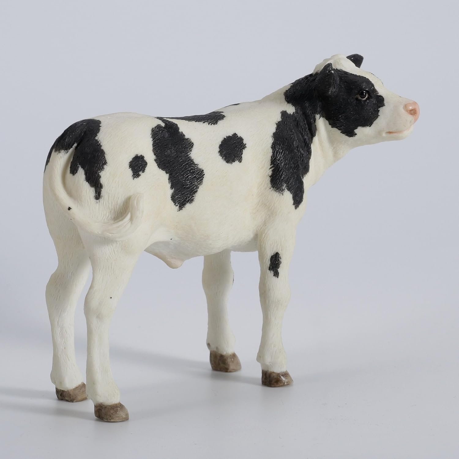 Unicorn Studios 4 Inch Tall Holstein Calf Cow Cute Farm Animal Resin Figurine Collectible - Image 3