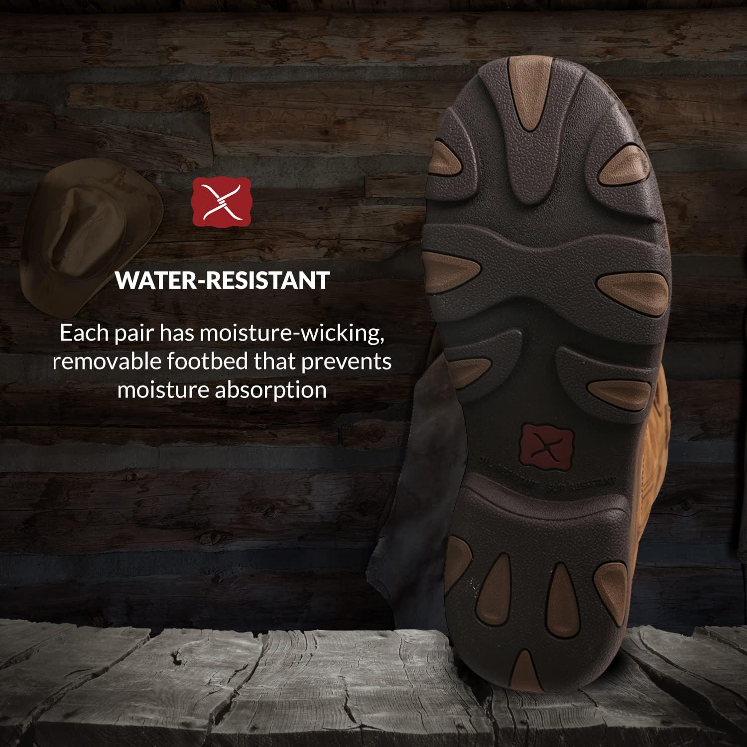 Twisted X Men's 11" Comp Toe Boot - Pull-On Cowboy Boots Made with Composite Safety Toe, Full-Grain Leather Vamp and Shaft, Toe Cap and Heel Kick, and Reinforced Pull Holes 8.5 Wide Oiled Saddle
