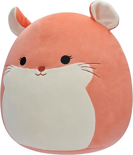 Miniatura 2 de Squishmallows Original Erica Peach Chinchilla de 14 pulgadas - Peluche oficial de Jazwares grande y ultrasuave