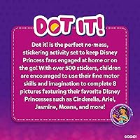 Vista 7 de Skillmatics Dot It - Arte adhesivo de princesa Disney, diversión sin desorden para niños, rellenos de calcetines, más de 500 calcomanías, kits
