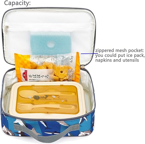 Miniatura 172 de FlowFly - FlowFly - Lonchera térmica para niños, minihielera suave para el regreso a clases, lonchera para niñas, niños, oso Oso,Negro -,negro con