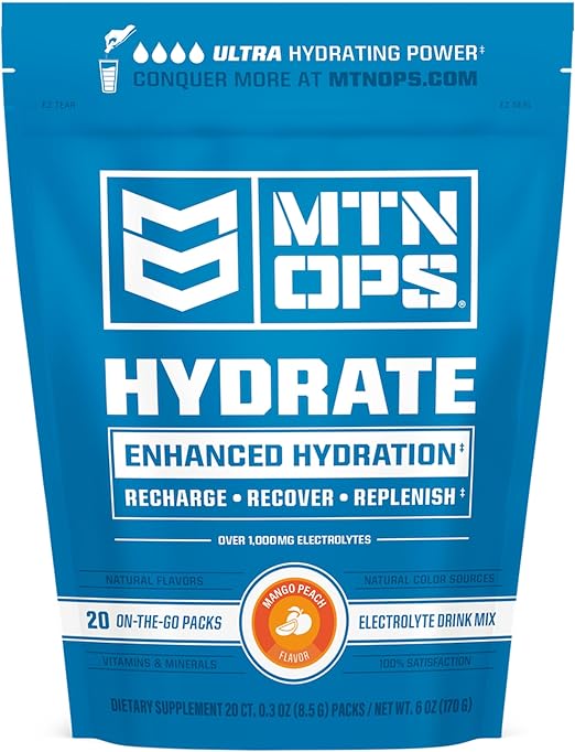 MTN OPS Hydrate Electrolyte Powder Electrolyte Drink Mix