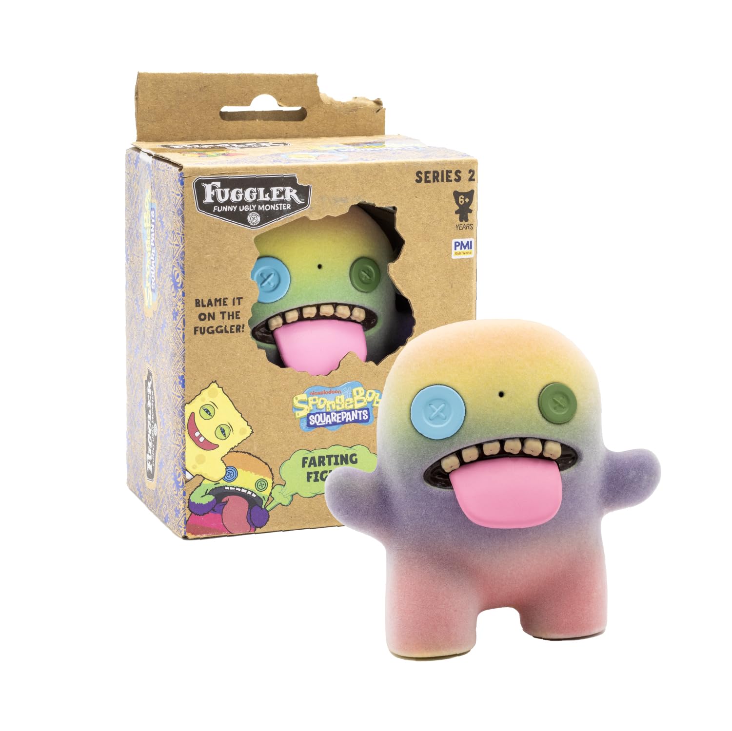Fuggler SpongeBob SquarePants Farting Figure Interactive Toy