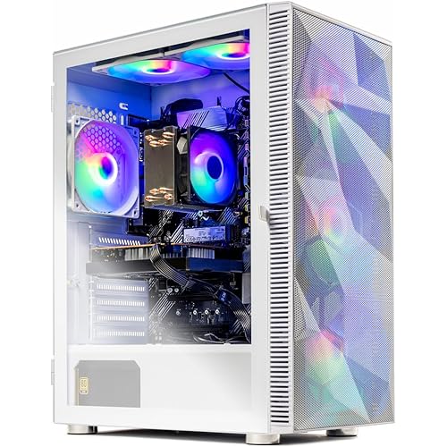 Skytech Gaming Storm Gaming PC, AMD Ryzen 5 5500 3.6GHz, AMD RX 6500XT 8GB, 1TB NVMe SSD, 32GB DDR4 RAM 3200, 650W Gold PSU, Wi-Fi, Win 11, Desktop