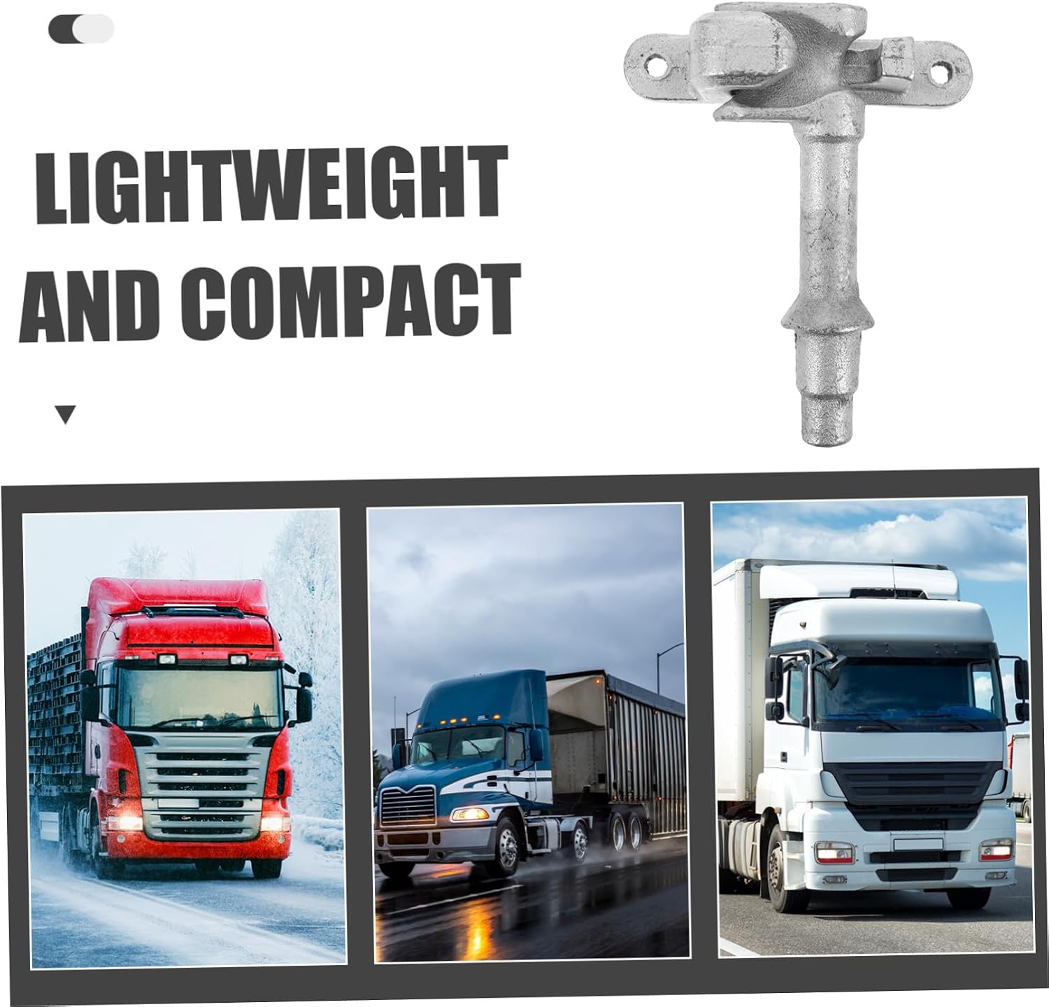 Truck Cargo Door Lock Iron Tailgate Security for Trailers