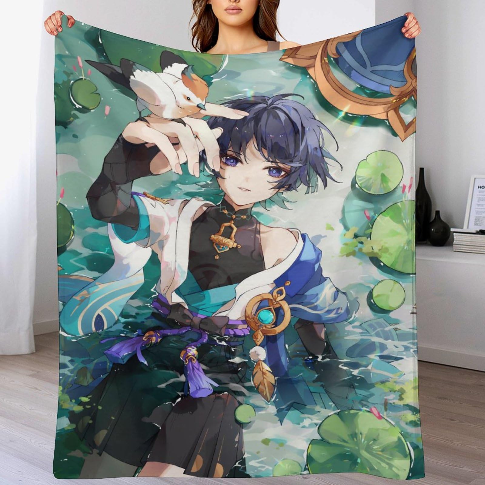 原神　ブランケット Amazon｜Wpunwen 原神 ブランケット 毛布 稲妻 放浪者 毛布