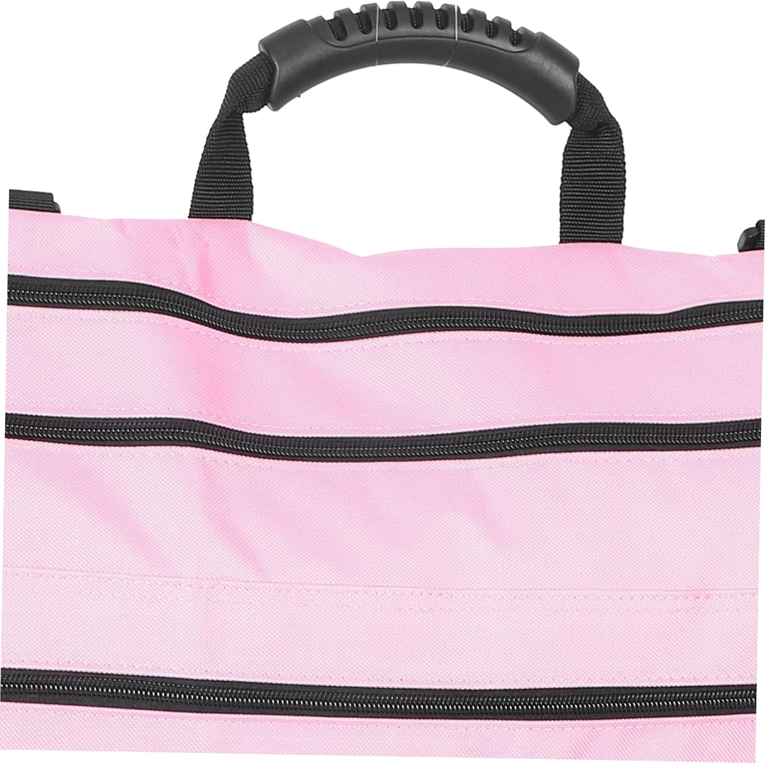 Pink Art Portfolio Case Large Capacity Waterproof 600d Polyester