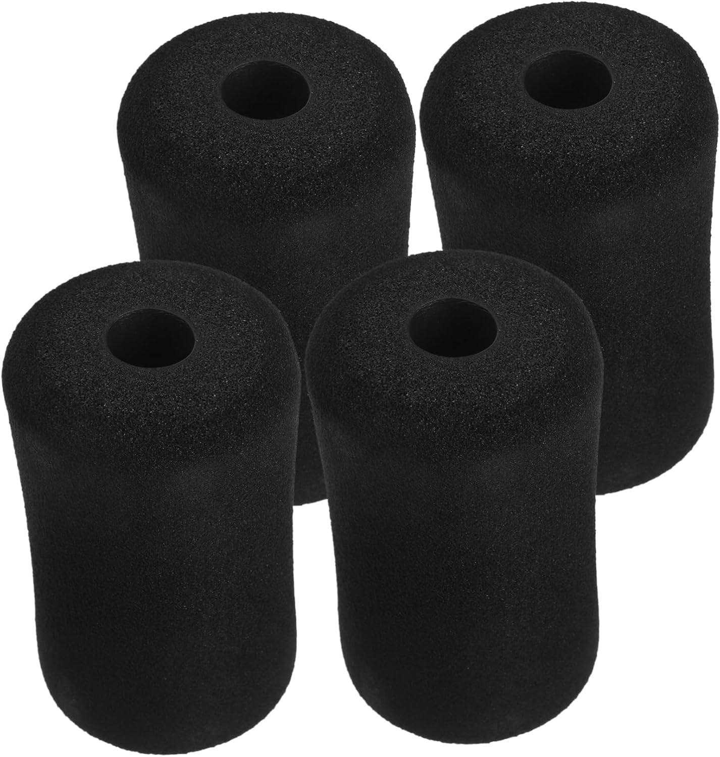 Yardwe 4pcs Foam Roller Pad Replacement for Gym Equipment Sponge Sleeve Covers Inner Outer Protective Foot Foam Pads for Exercise Machines