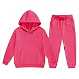 Girls Boys Tracksuit Pullover Hoodies Jogging Pants Set 2 PC Sweatsuit for Kids Fall Clothes Sweatshirt Sets