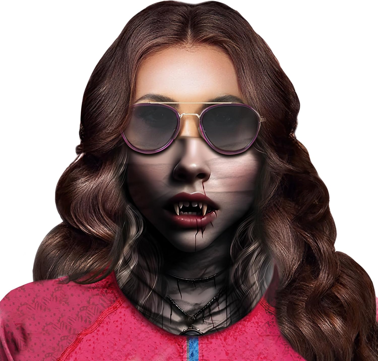 Obacle Skull Face Mask for Women Dust Wind Sun Protection Rave Festival Riding - Image 3