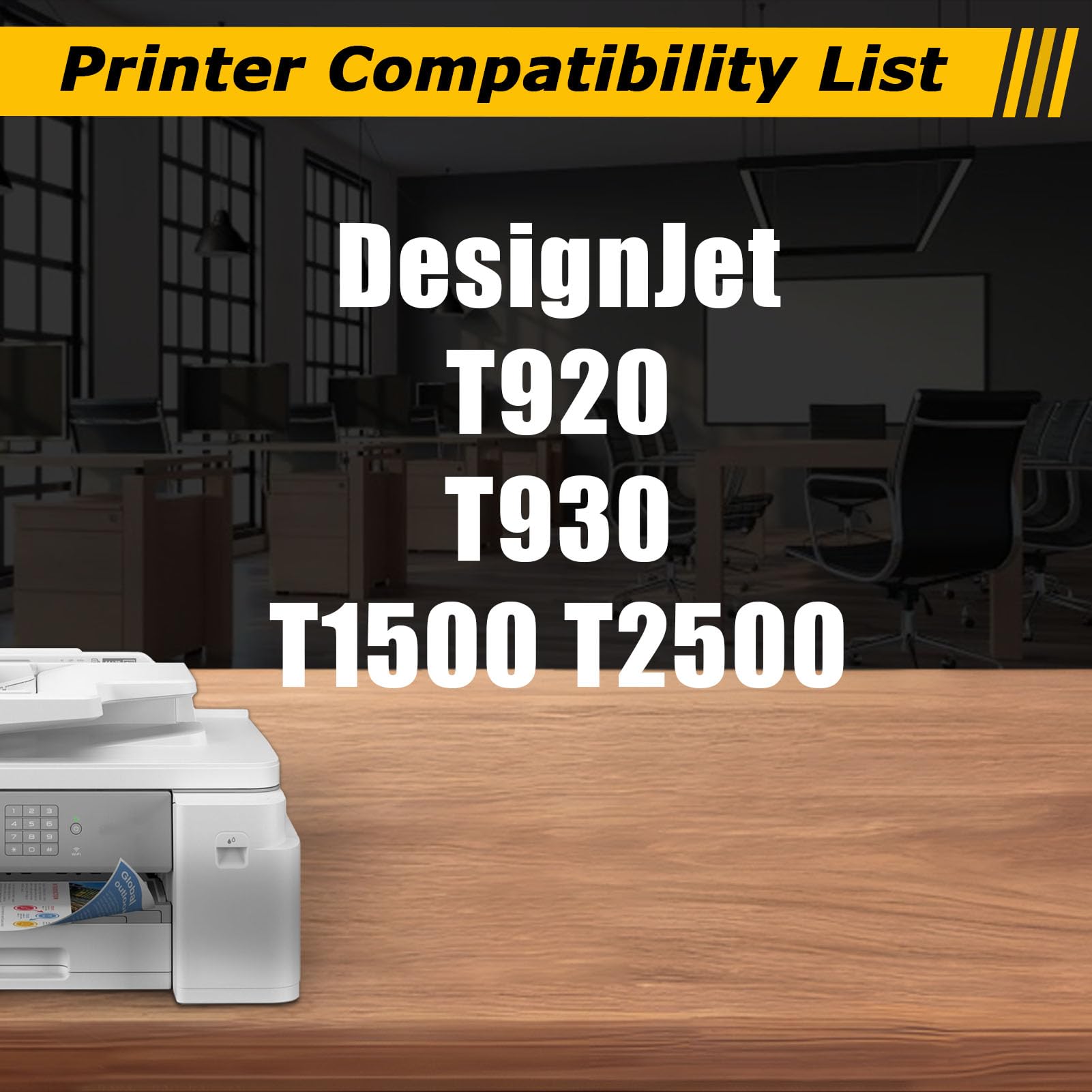 Testina Di Stampa 727 732, Compatibile Con Le Stampanti Per HP DesignJet T920, T930, T1500, T2500 —— Elevato Volume Di Stampa Con Chip Black*1