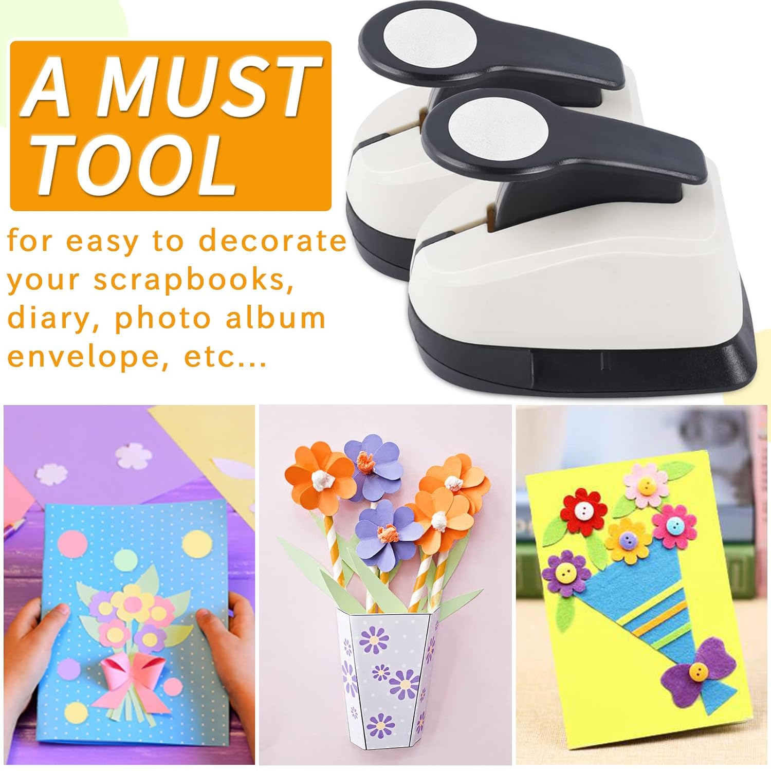 Circle Punch, Circle Hole Punch, Circle Punches for Paper Crafts, Circle Paper Punch, Circle Punches, Circle Puncher, Large Circle Punch, Circle Punch Set, Round Hole Punch, Round Punch, 5pcs Round Punch Set in Different sizes : Tools & Home Improvement